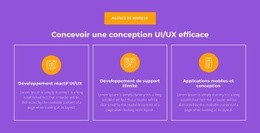 Développement Réactif UI/UX – Modèle Personnalisable