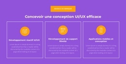 Développement Réactif UI/UX - Modèle D'Une Page