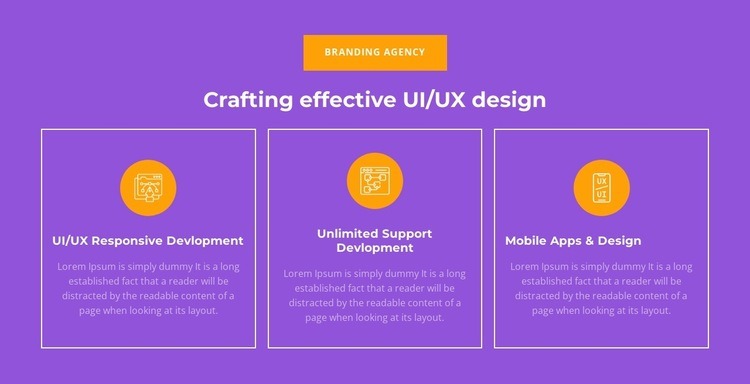 UI/UX Responsive Development Homepage Design