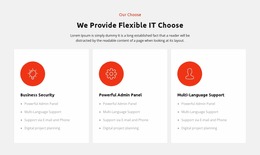 Digital Project Planning - HTML Page Builder