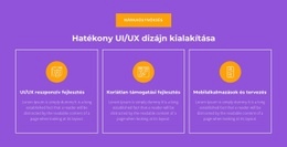 UI/UX Reszponzív Fejlesztés