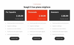 Scegli Piano - Generatore Di Siti Web Personalizzato