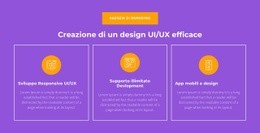 Sviluppo Reattivo UI/UX - Modello Di Una Pagina