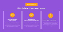 UI/UX Responsieve Ontwikkeling - HTML-Paginasjabloon