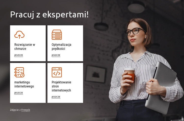 Agencja rozwoju kreatywnego Szablony do tworzenia witryn internetowych