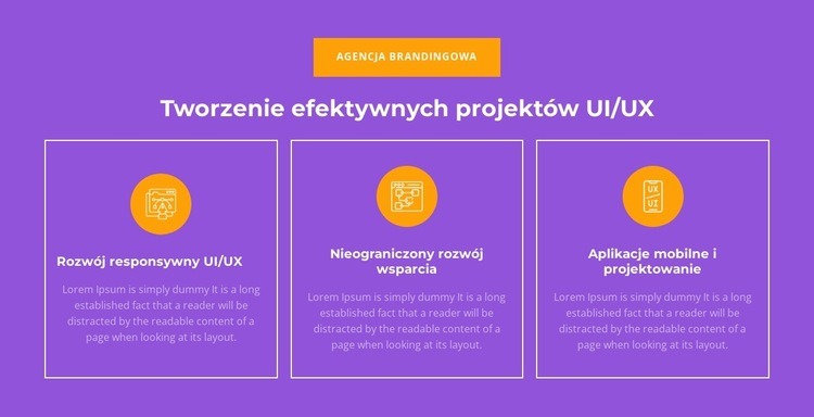 Programowanie responsywne UI/UX Kreator witryn internetowych HTML