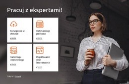 Agencja Rozwoju Kreatywnego - Makieta Nowoczesnej Strony Internetowej