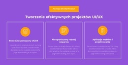 Programowanie Responsywne UI/UX - Szablon Jednej Strony