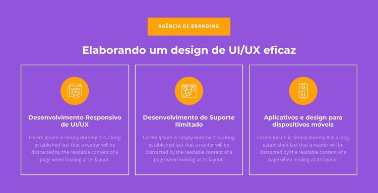 Desenvolvimento Responsivo de UI/UX Template CSS