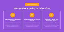 Desenvolvimento Responsivo De UI/UX - Modelo De Página HTML