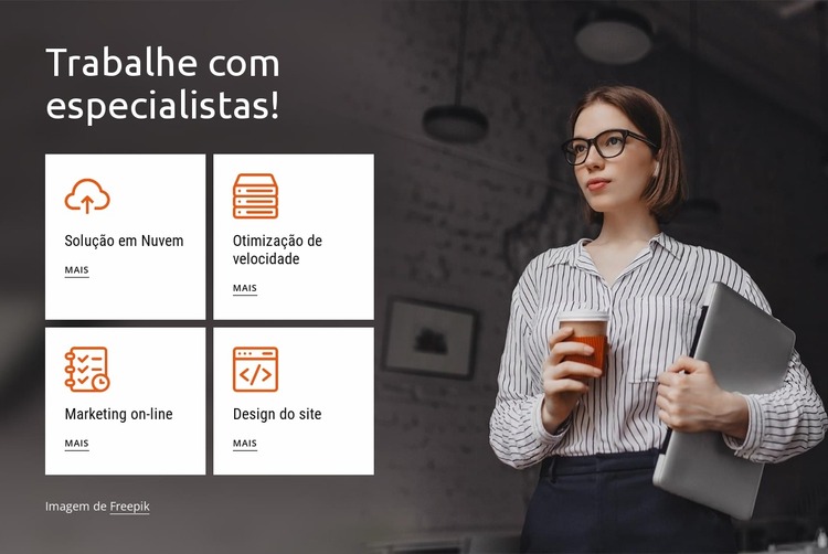 Agência de desenvolvimento criativo Template Joomla