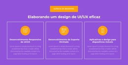 Desenvolvimento Responsivo De UI/UX - Modelo De Site Simples