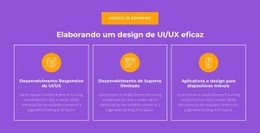 Desenvolvimento Responsivo De UI/UX - Modelo De Uma Página