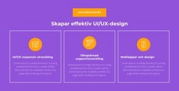 UI/UX Responsiv Utveckling - Dra Och Släpp WordPress-Tema