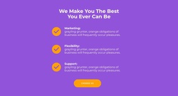 Planning - Landing Page