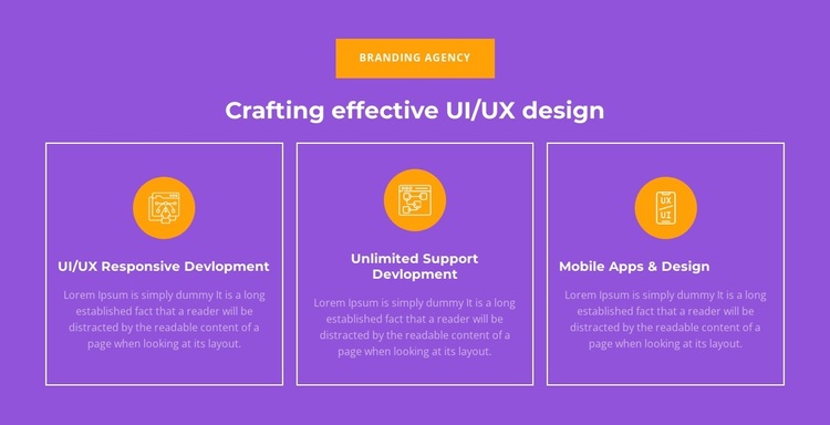 UI/UX Responsive Development Template