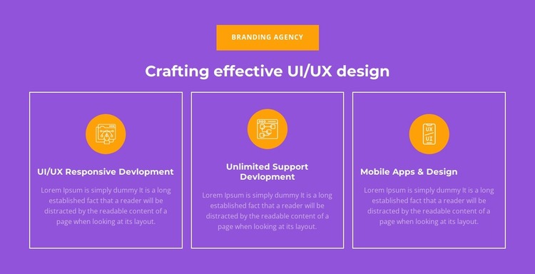 UI/UX Responsive Development Website Mockup
