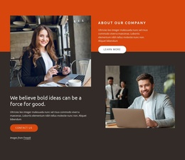 Consulting Specialists - Simple Landing Page