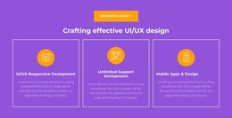 UI/UX Responsive Development - Personal Website Templates