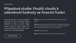 Texty A Tlačítko Na Tmavém Pozadí – HTML Šablona Webových Stránek