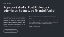 Texty A Tlačítko Na Tmavém Pozadí – Šablona Vstupní Stránky