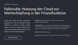 Responsive Webvorlage Für Texte Und Schaltfläche Auf Dunklem Hintergrund