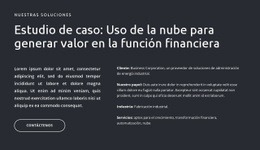Textos Y Botón Sobre Fondo Oscuro: Plantilla HTML5 Fácil De Usar
