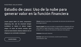 Textos Y Botón Sobre Fondo Oscuro - Plantilla Joomla Moderna