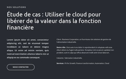 Textes Et Bouton Sur Fond Sombre - Un Magnifique Thème WordPress