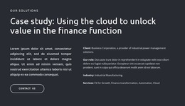 Texts And Button On Dark Background - Easy-To-Use HTML5 Template