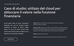 Testi E Pulsante Su Sfondo Scuro Modello Di Sito