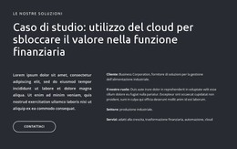 Testi E Pulsante Su Sfondo Scuro - Modello Di Sito Web HTML