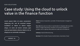 Texts And Button On Dark Background - Modern Joomla Template