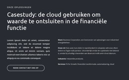 Teksten En Knop Op Donkere Achtergrond - HTML-Websitesjabloon