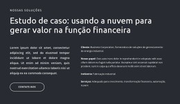 Textos E Botão Em Fundo Escuro - Design Definitivo Do Site