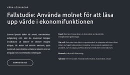 Responsiv Webbmall För Texter Och Knapp På Mörk Bakgrund