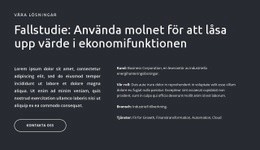 Texter Och Knapp På Mörk Bakgrund - Målsidesmall