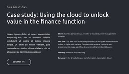 Texts And Button On Dark Background - Beautiful WordPress Theme