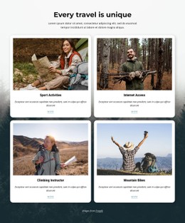Every Travel Is Unique CSS Template