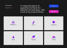 Vcss Template Visual communication - CSS Template by Nicepage
