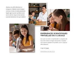 Expériences Scientifiques Pour Les Enfants Modèle De Formulaire CSS