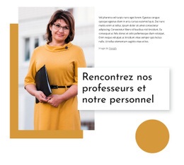 Superbe Page De Destination Pour Rencontrer Des Enseignants