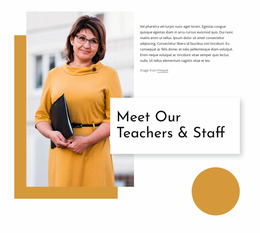 Meet Out Teachers - HTML File Creator