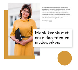 Ontmoet Leraren - Website-Ontwerpsjabloon