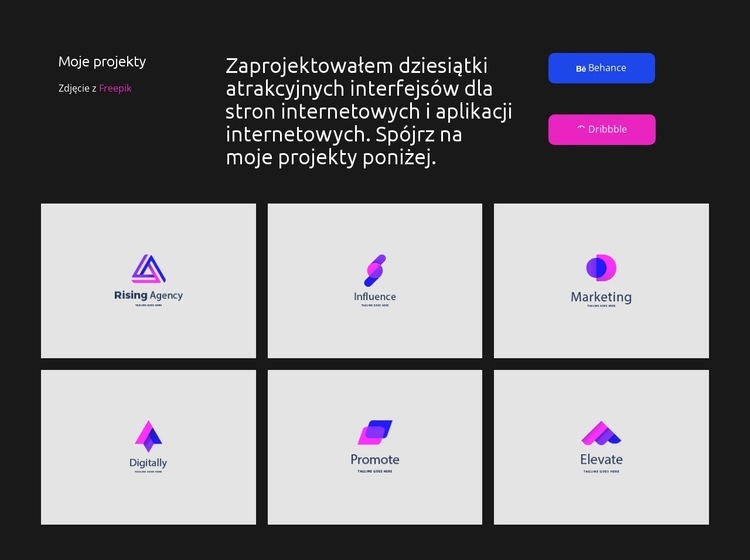 Komunikacja wizualna Projekt strony internetowej