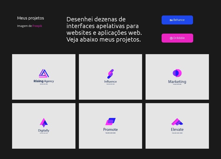 Comunicação visual Template CSS