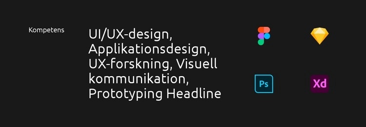 Applikationsdesign WordPress -tema