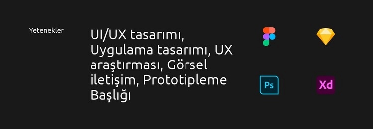 Uygulama tasarımı Web Sitesi Mockup'ı