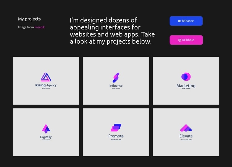 Visual communication Webflow Template Alternative