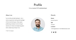 Web Developer Job Profile Free CSS Website